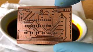 DIY PCB Toner Transfer No Heat amp Etching [upl. by Yentuoc367]