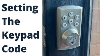 Kwikset Smartcode 888  How To Program The Keypad [upl. by Bertine]