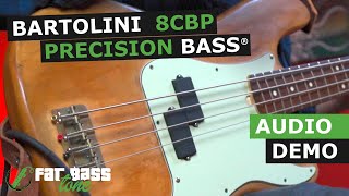 Bartolini 8CBP Precision Bass Pickup Demo [upl. by Brenza]