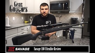 Savage 110 Ultralite Review  GEAR GOGGLES [upl. by Aiekram]