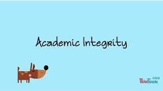 What is Academic Integrity and Academic Dishonesty [upl. by Dixil]