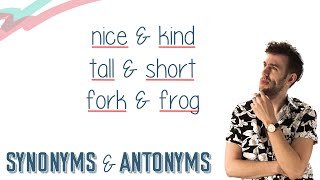 SYNONYMS amp ANTONYMS  English Lesson [upl. by Sitsuj]