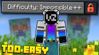 I Beat Fundys NEW quotIMPOSSIBLEquot Difficulty in Minecraft first try [upl. by Fawn]