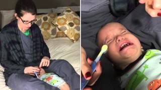 How to Brush Infants and Toddlers Teeth [upl. by Morentz25]