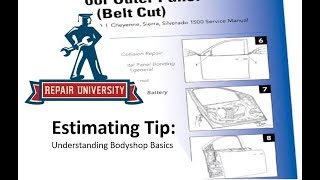 Repair University Estimating Tips Knowing Your Bodyshop Basics [upl. by Enaerb]