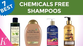 7 Best Shampoos for Dry amp Damaged Hair in India with Price  Natural amp Chemical Free Shampoos [upl. by Lusa]