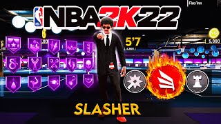 My 2K21 SLASHER BUILD is BACK but hes 57 nba 2k22 [upl. by Oecam]