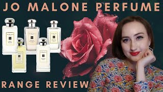 Jo Malone London Perfume Range Review  5 Gorgeous Perfumes  Floral  Nostalgic  Fresh [upl. by Ierna]