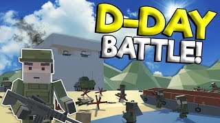 DDAY MILITARY BEACH LANDING BATTLE  Tiny Town VR War Gameplay  Oculus VR Game [upl. by Merilee731]