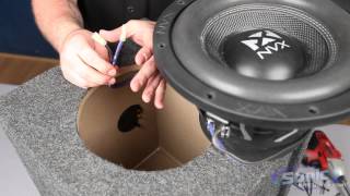 How to Install a Car Subwoofer in a Box [upl. by Evander]