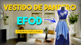 Vestidos de Pandero y Danza Cristiana  Cómo hacer un EFOD [upl. by Atinav596]