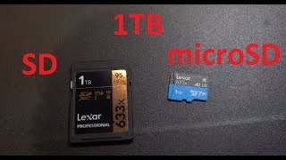 Lexar 1TB SD card and 1TB microSD card [upl. by Cherish]