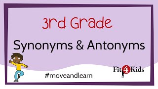 3rd Grade Reading  Synonyms and Antonyms  WI [upl. by Misha440]