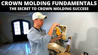 Crown Molding Fundamentals The Simple Key to Crown Molding Success [upl. by Atteloc555]