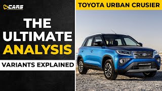 2021 Toyota Urban Cruiser Variants Explained  Mid High Premium  The Ultimate Analysis  May [upl. by Ayrb]