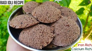 Ragi Idli Recipe In 15 Minutes  Instant Ragi Idli Recipe  Finger Millet Idli  Healthy Breakfast [upl. by Ahsener468]