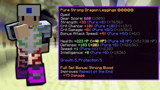 Becoming LEGENDARY Hypixel Skyblock IRONMAN 17 [upl. by Callery253]