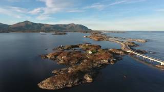 Atlanterhavsveien Norge Atlantic Road Norway National Turist Route Møre og Romsdal [upl. by Ches]