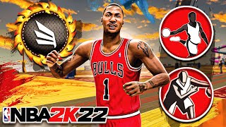 PRIME DERRICK ROSE SLASHER BUILD is UNGUARDABLE in NBA 2K22 [upl. by Bazluke]