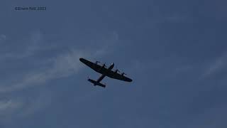 Memorial Flypast Lancaster BBMF PA474 Elst 4 Mei 2023 [upl. by Hgielsel619]