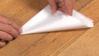 Plier des papillotes en papier sulfurisé [upl. by Llertal]