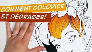 COMMENT COLORIER ET DÉGRADER AU FEUTRES A ALCOOL [upl. by Hepsiba]