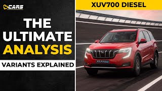 Mahindra XUV700 Diesel Variants Explained  MX AX3 AX5 AX7 AX7 Luxury  Dec 2021 [upl. by Alac]