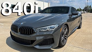 2022 BMW 840i Coupe in Dravit Grey Walkaround Review  Exhaust Sound [upl. by Tada363]