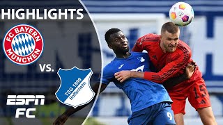 Hoffenheim vs Bayern Munich  Bundesliga Highlights  ESPN FC [upl. by Nolan382]