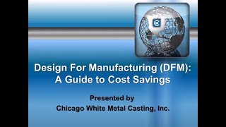 Die Casting Design for Manufacturing DFM A Guide to Cost Savings [upl. by Onirefez]