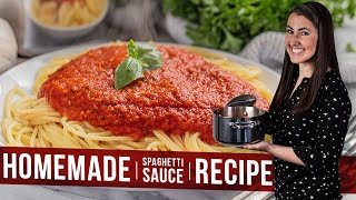 Homemade Spaghetti Sauce Recipe [upl. by Reni]