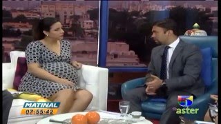 Pregnant news presenter Laura [upl. by Norvall]