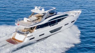 925M Superyacht Sea Trial  Princess Y85 [upl. by Eizdnil]