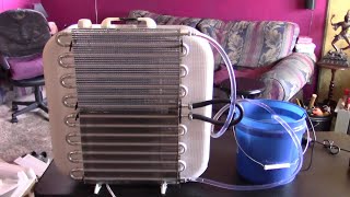 DIY Air Cooler Homemade Air Cooler with AC quotlikequot feel extended semiuncut version Box Fan conv [upl. by Cinelli]