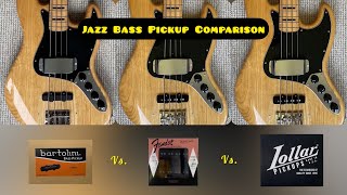 Jazz Bass Pickup Comparison [upl. by Eleik]