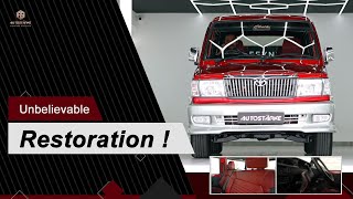 Unbelievable Toyota Qualis Complete Restoration  Autostarke [upl. by Limhaj576]