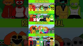 Incredibox Sprunki Scrunkly VS Sprunki But Crazy VS Memes MIX VERSION shorts [upl. by Leonore]