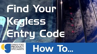 How To Find Your Keyless Entry Code [upl. by Inotna]