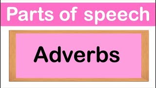 ADVERBS  Definition Types amp Examples in 3 MINUTES  Parts of speech [upl. by Korey]