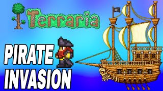 Terraria How To Summon amp Beat A Pirate Invasion Guide Tutorial [upl. by Mohammed]