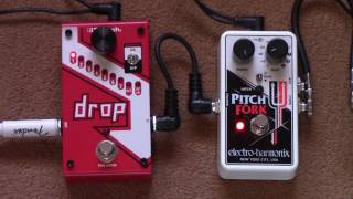 Digitech Drop Vs EHX Pitch Fork Detuning Pedal Shootout [upl. by Selena]