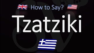 How to Pronounce Tzatziki Sauce CORRECTLY [upl. by Torin]