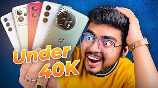 Top 5 Best 5G Smartphones Under ₹40000 Budget⚡ [upl. by Esinart]