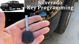 How To Program A Chevy Silverado Key 2007  2016 DIY Chevrolet Transponder Ignition [upl. by Nairim]