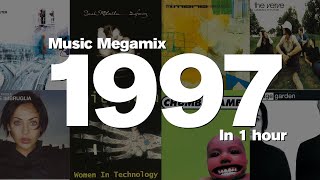 1997 in 1 Hour  Top hits including Radiohead The Verve Natalie Imbruglia Daft Punk and more [upl. by Eidob]