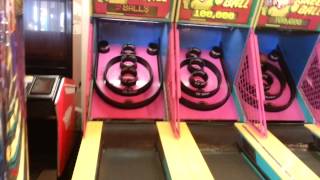 Chuck E Cheese  PLAYING SKEE BALL 2  Arcade Gameplay FREEZE SEPTEMBER 2014 [upl. by Anneehs]