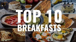 Easy 10 Breakfast Recipes [upl. by Fitting131]