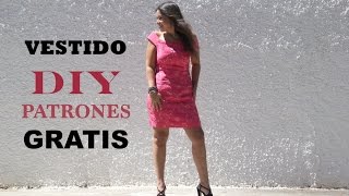 DIY Vestido de mujer patrones gratis [upl. by Lihp]