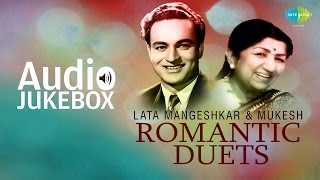 Best Of Lata Mangeshkar amp Mukesh Duets  Classic Romantic Songs  Audio Jukebox [upl. by Ayeki]