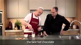 How to make a hot chocolate using an aerolatte milk frother [upl. by Grayce]